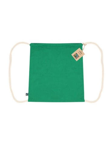Sac à Dos Éco-responsable Personnalisé Fairtrade Dykes Matières : coton Couleurs : noir goodies publicitaire événementiel