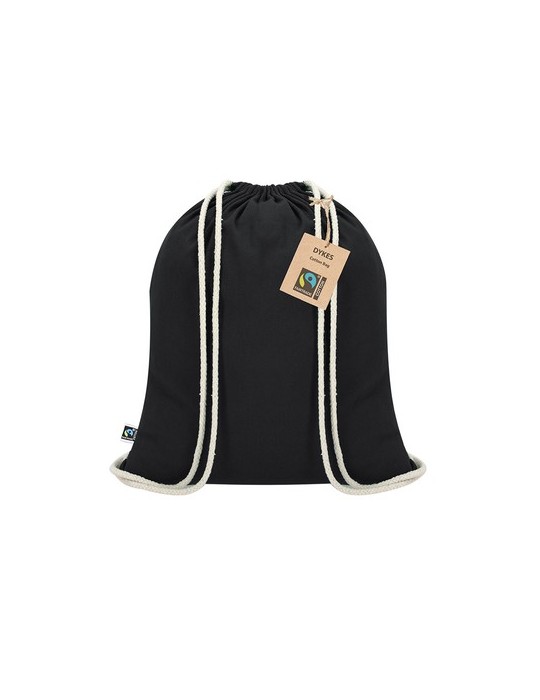 Sac à Dos Éco-responsable Personnalisé Fairtrade Dykes Matières : coton Couleurs : blanc personnalisation rapide en France