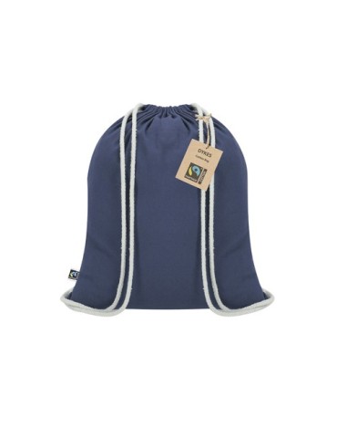 Sac à Dos Éco-responsable Personnalisé Fairtrade Dykes Matières : coton Couleurs : bleu marine cadeau entreprise pas cher