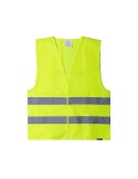 Gilet publicitaire réfléchissant Kastor Couleurs : jaune Matières : polyester recyclé