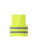 Gilet publicitaire réfléchissant Kastor Couleurs : jaune Matières : polyester recyclé cadeau entreprise pas cher