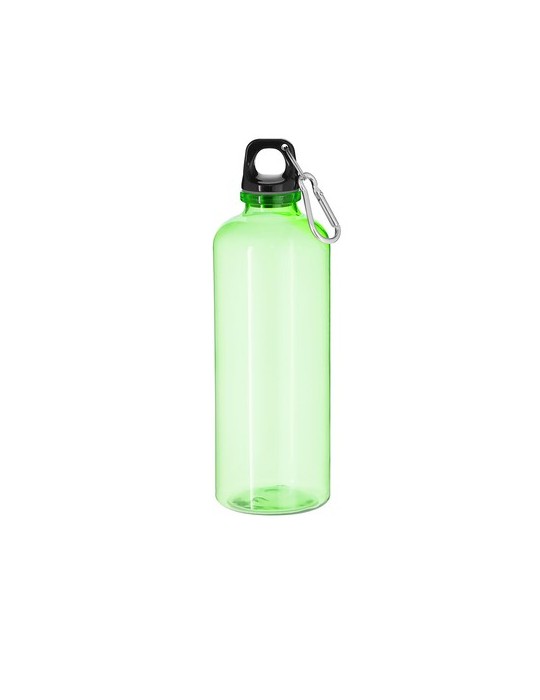 Bidon publicitaire  Hostar Matières : PET recyclé Couleurs : bleu clair personnalisation sur mesure