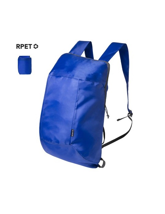 Sac à Dos personnalisé pliable Redrax Matières : PET recyclé Couleurs : noir accessoire événementiel unique