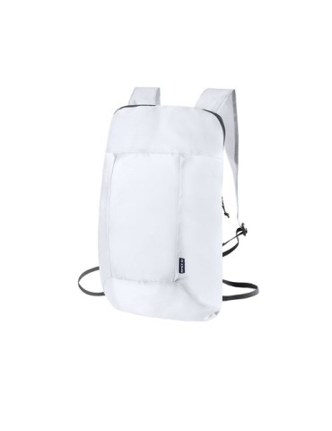 Sac à Dos personnalisé pliable Redrax Matières : PET recyclé Couleurs : noir personnalisation sur mesure