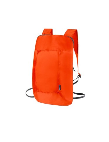 Sac à Dos personnalisé pliable Redrax Matières : PET recyclé Couleurs : noir goodies publicitaire durable