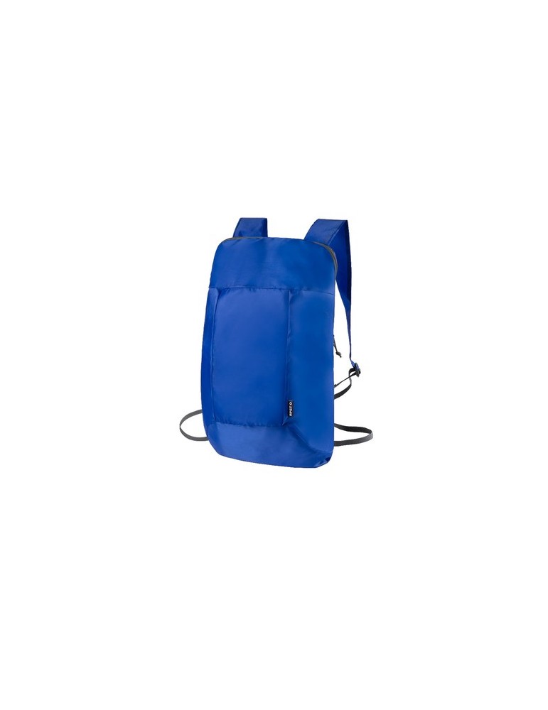 Sac à Dos personnalisé pliable Redrax Matières : PET recyclé Couleurs : bleu goodies publicitaire événementiel