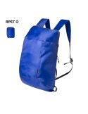 Sac à Dos personnalisé pliable Redrax Matières : PET recyclé Couleurs : bleu impression logo haute qualité