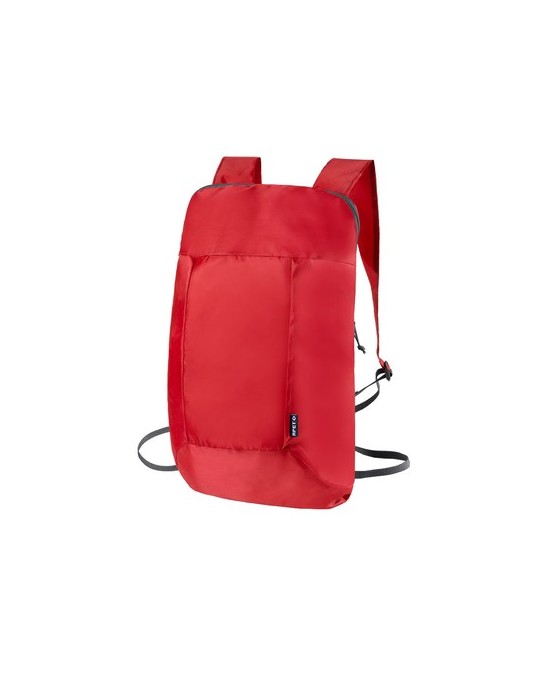 Sac à Dos personnalisé pliable Redrax Matières : PET recyclé Couleurs : bleu objet publicitaire robuste