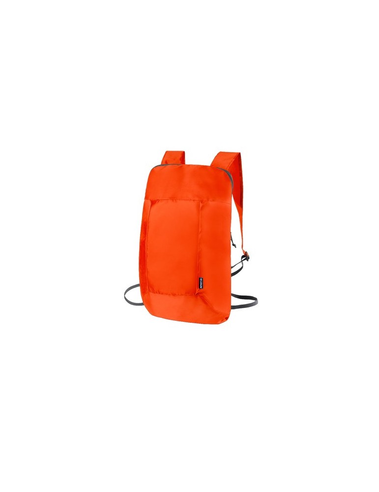 Sac à Dos personnalisé pliable Redrax Matières : PET recyclé Couleurs : vert foncé marquage laser ultra précis