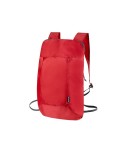 Sac à Dos personnalisé pliable Redrax Matières : PET recyclé Couleurs : orange marquage couleur éclatante