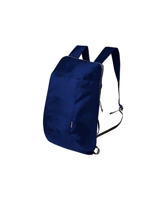 Sac à Dos personnalisé pliable Redrax Matières : PET recyclé Couleurs : rouge personnalisable avec votre logo