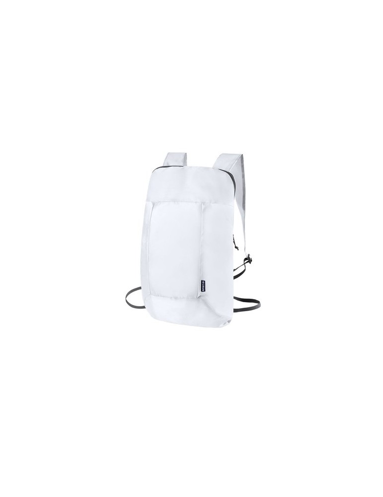 Sac à Dos personnalisé pliable Redrax Matières : PET recyclé Couleurs : rouge objet promo petit budget
