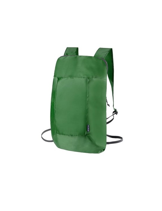 Sac à Dos personnalisé pliable Redrax Matières : PET recyclé Couleurs : rouge objet promo petit budget