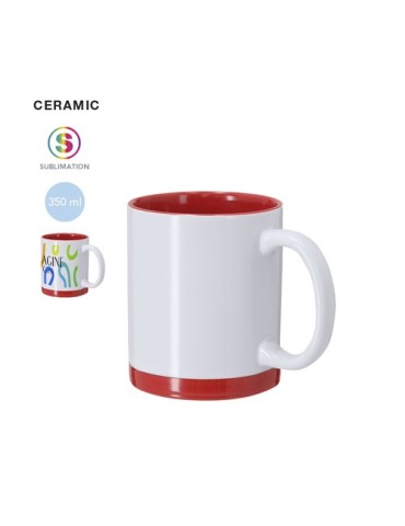 Tasse de Sublimation Personnalisée Rayar Matières : céramique Couleurs : noir 2