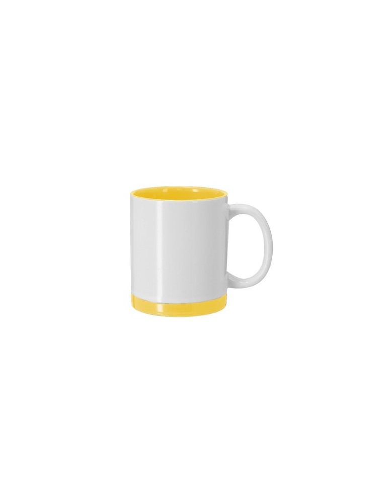 Tasse de Sublimation Personnalisée Rayar Matières : céramique Couleurs : jaune impression haute définition