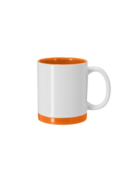 Tasse de Sublimation Personnalisée Rayar Matières : céramique Couleurs : jaune impression logo haute qualité