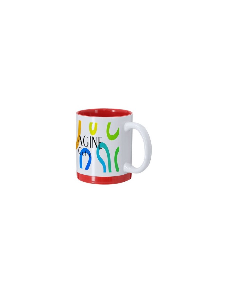 Tasse de Sublimation Personnalisée Rayar Matières : céramique Couleurs : rouge goodies personnalisé en stock