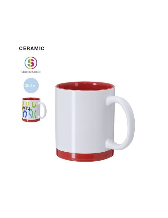 Tasse de Sublimation Personnalisée Rayar Matières : céramique Couleurs : bleu goodies entreprise design