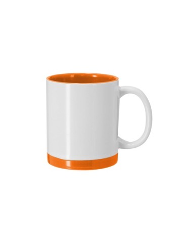 Tasse de Sublimation Personnalisée Rayar Matières : céramique Couleurs : orange marquage laser ultra précis
