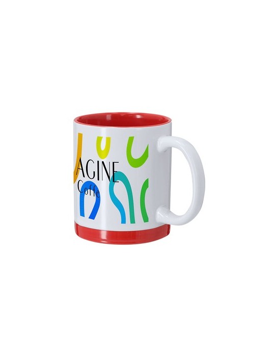 Tasse de Sublimation Personnalisée Rayar Matières : céramique Couleurs : orange cadeau affaires élégant