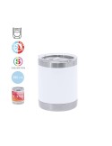 Verre Thermique Sublimable Éco-responsable Teyana Matières : acier inoxydable Couleurs : blanc personnalisable avec votre logo