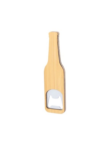 Ouvre-bouteille personnalisé Ceryon Matières : bambou Couleurs : naturel cadeau entreprise pas cher