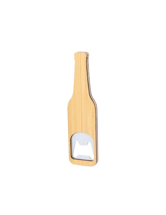 Ouvre-bouteille personnalisé Ceryon Matières : bambou Couleurs : naturel cadeau entreprise pas cher