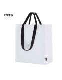 Sac Publicitaire Éco-responsable Sayon Matières : PET recyclé Couleurs : blanc personnalisable avec votre logo