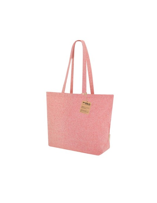 Sac Publicitaire Éco-responsable Arpel Matières : coton recyclé Couleurs : bleu impression logo haute qualité