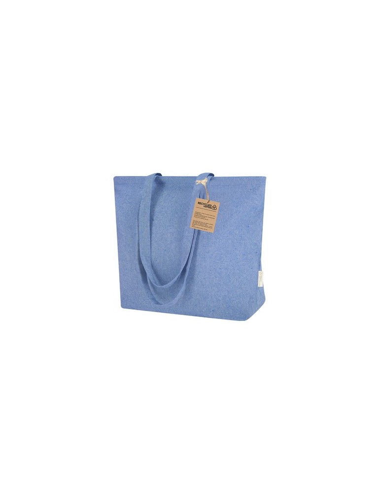 Sac Publicitaire Éco-responsable Arpel Matières : coton recyclé Couleurs : bleu cadeau affaires élégant