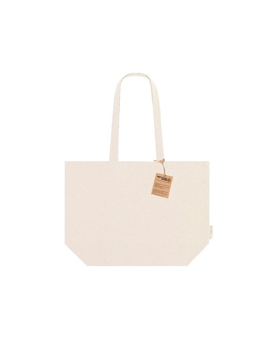 Sac Publicitaire Éco-responsable Arpel Matières : coton recyclé Couleurs : bleu cadeau affaires élégant
