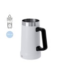 Carafe  Glinox Couleurs : blanc Matières : acier inoxydable recyclé personnalisable avec votre logo