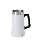 Carafe  Glinox Couleurs : blanc Matières : acier inoxydable recyclé cadeau entreprise pas cher