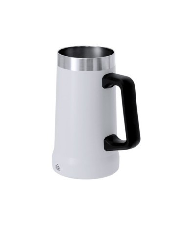 Carafe  Glinox Couleurs : blanc Matières : acier inoxydable recyclé goodies publicitaire événementiel