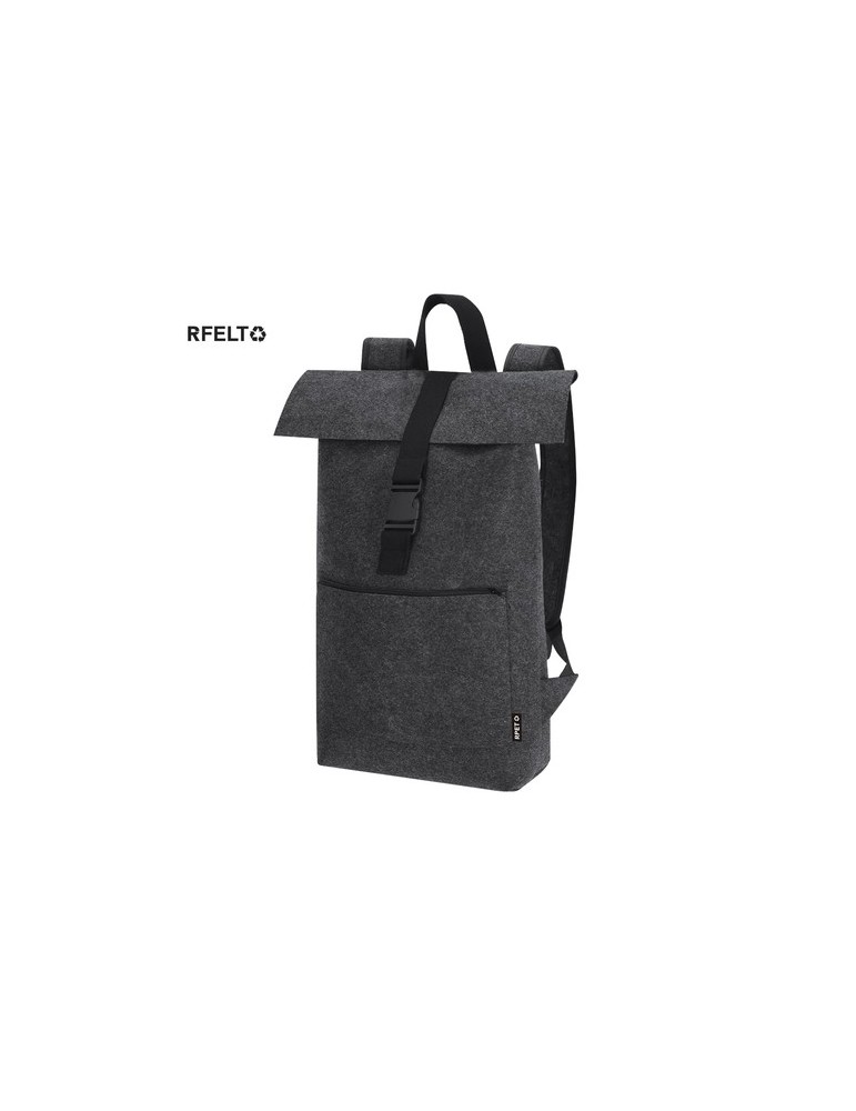 Sac à Dos Personnalisé Magar Matières : PET recyclé Couleurs : gris personnalisable avec votre logo