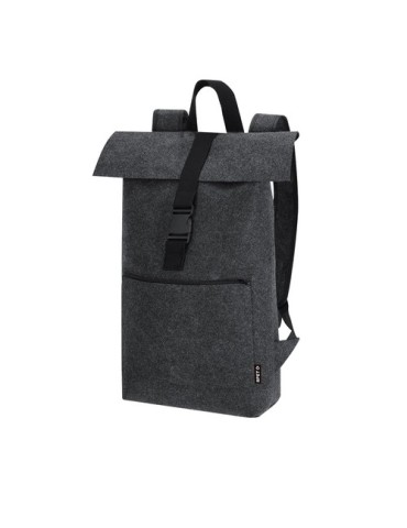 Sac à Dos Personnalisé Magar Matières : PET recyclé Couleurs : gris cadeau entreprise pas cher