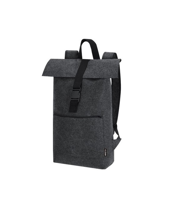 Sac à Dos Personnalisé Magar Matières : PET recyclé Couleurs : gris cadeau entreprise pas cher