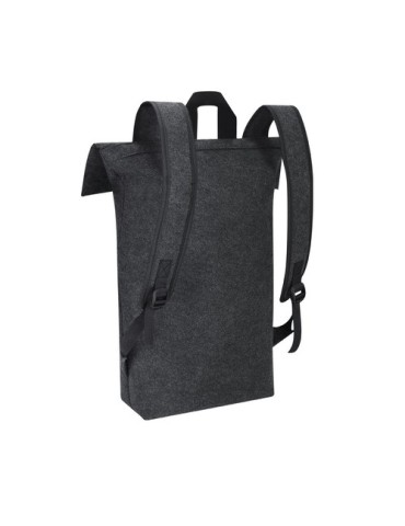 Sac à Dos Personnalisé Magar Matières : PET recyclé Couleurs : gris impression haute définition