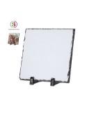 Plaque de sublimation personnalisée 20x30 cm  Heysi Matières : ardoise Couleurs : blanc personnalisable avec votre logo