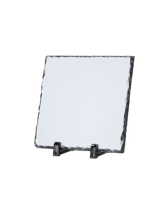 Plaque de sublimation personnalisée 20x30 cm  Heysi Matières : ardoise Couleurs : blanc cadeau entreprise pas cher