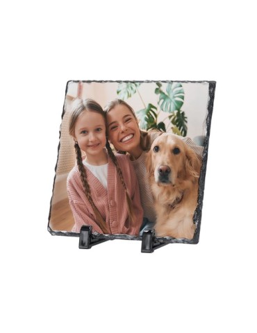 Plaque de sublimation personnalisée 20x30 cm  Heysi Matières : ardoise Couleurs : blanc goodies publicitaire événementiel