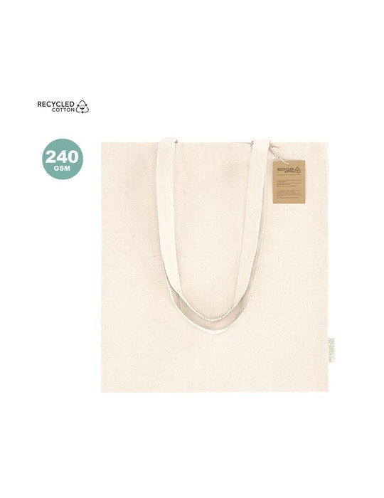 Sac publicitaire personnalisé Fintar Matières : coton recyclé Couleurs : naturel personnalisable avec votre logo