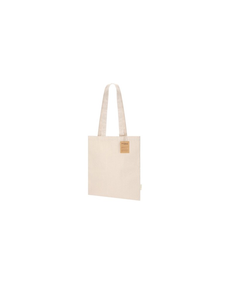 Sac publicitaire personnalisé Fintar Matières : coton recyclé Couleurs : naturel cadeau entreprise pas cher