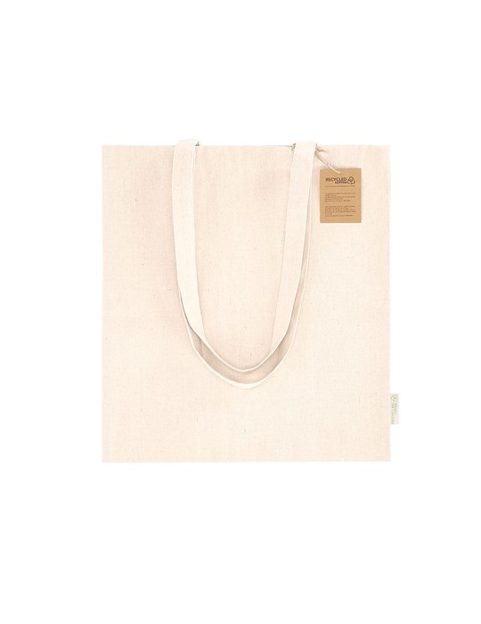 Sac publicitaire personnalisé Fintar Matières : coton recyclé Couleurs : naturel goodies publicitaire événementiel