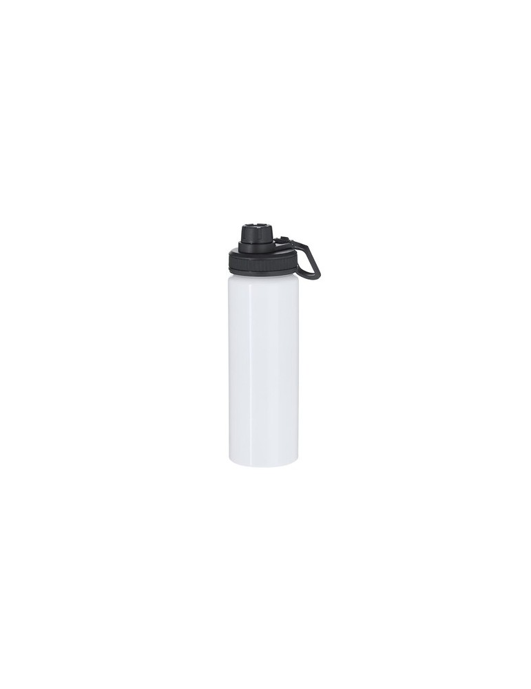 Bidon personnalisé de sublimation Yakye Matières : aluminium Couleurs : blanc cadeau entreprise pas cher