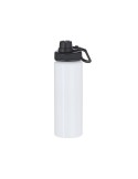 Bidon personnalisé de sublimation Yakye Matières : aluminium Couleurs : blanc cadeau entreprise pas cher