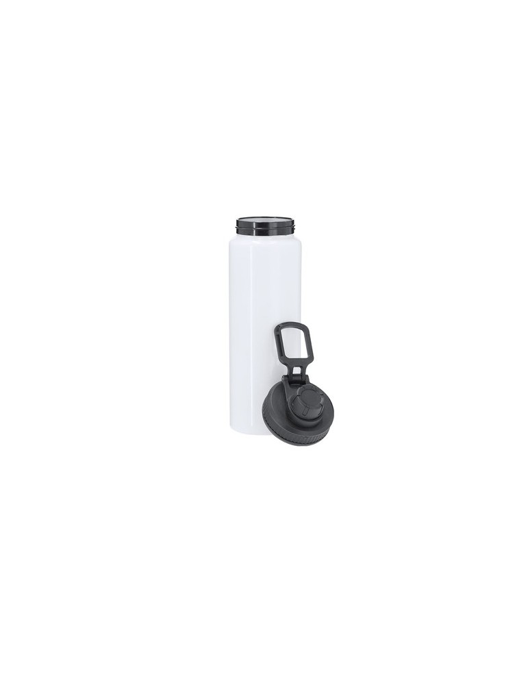 Bidon personnalisé de sublimation Yakye Matières : aluminium Couleurs : blanc impression haute définition