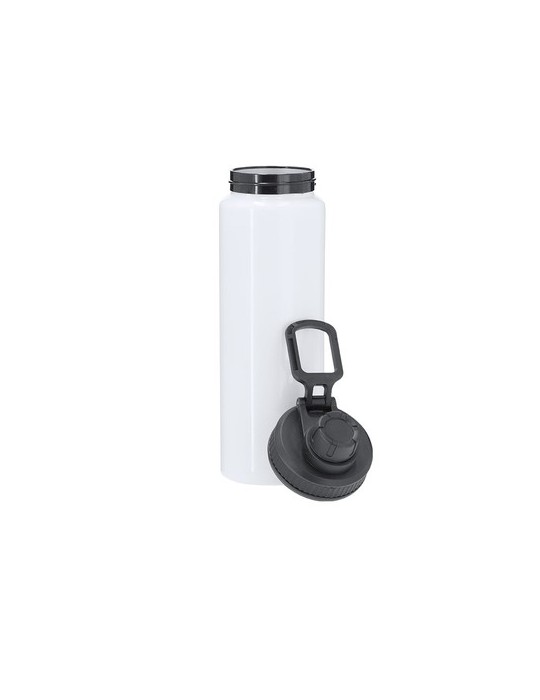 Bidon personnalisé de sublimation Yakye Matières : aluminium Couleurs : blanc impression haute définition