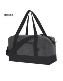 Sac publicitaire personnalisé Yusof Matières : PET recyclé Couleurs : gris personnalisable avec votre logo