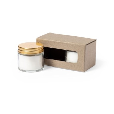 Set de Bougies Aromatiques Personnalisées Kesha Matières : verre personnalisable avec votre logo